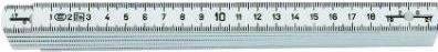 Actual product image Magni Fortis folding rule polyamide 2m/16mm white (2 m)