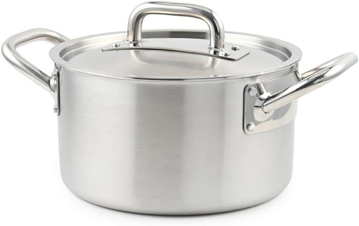 Productafbeelding Laguiole Induktionsgeeigneter Topf mit Deckel für einfache Reinigung (Steelpan, Aluminium, Roestvrij staal, 24 x 15 cm)