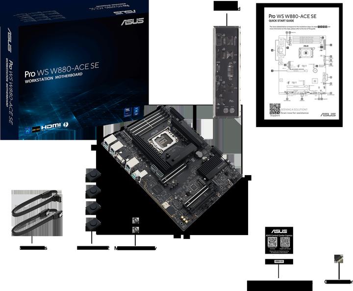 Produktbild ASUS PRO WS W880-ACE SE (LGA 1851, Intel W880, ATX)