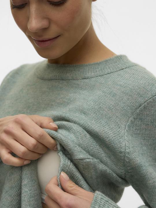 Produktbild Mamalicious Normal geschnitten Rundhals Pullover Gestricktes Oberteil (XXL)