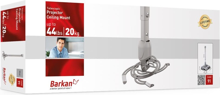 Produktbild Barkan Projektor-Deckenhalter mit Teleskop/91 (Decke)