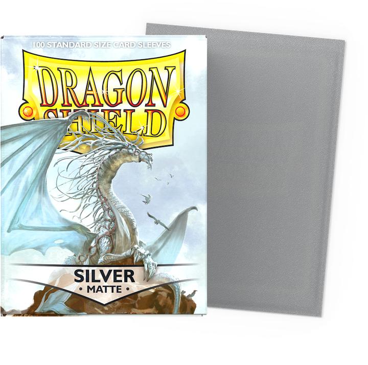 Actual product image Arcane Tinman ART11008 - Matte - Silver (100) Card Sleeves