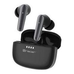 Tracer Słuchawki Słuchawki S2 QUAD MIC ANC TWS BT (6 h), Cuffie, Nero