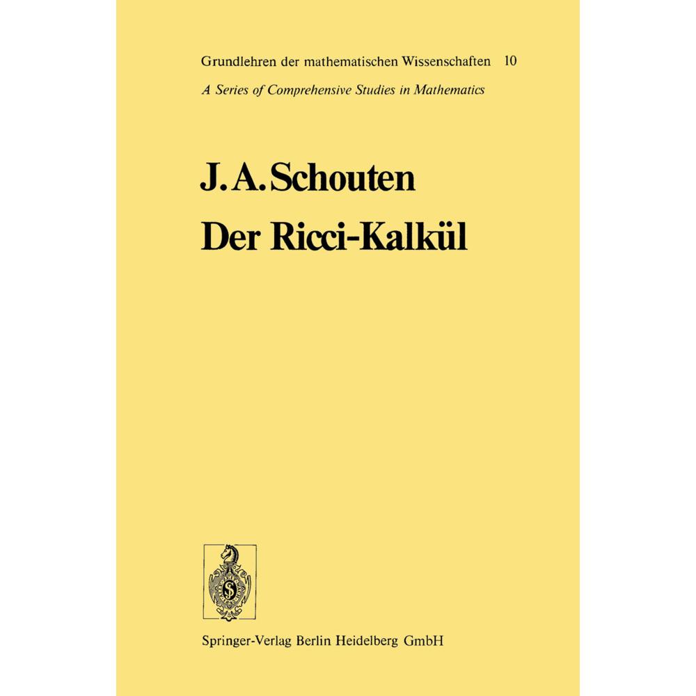 Der Ricci-Kalkül, Fachbücher