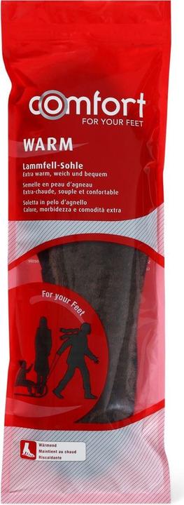 Produktbild Comfort Lammfellsohle braun
