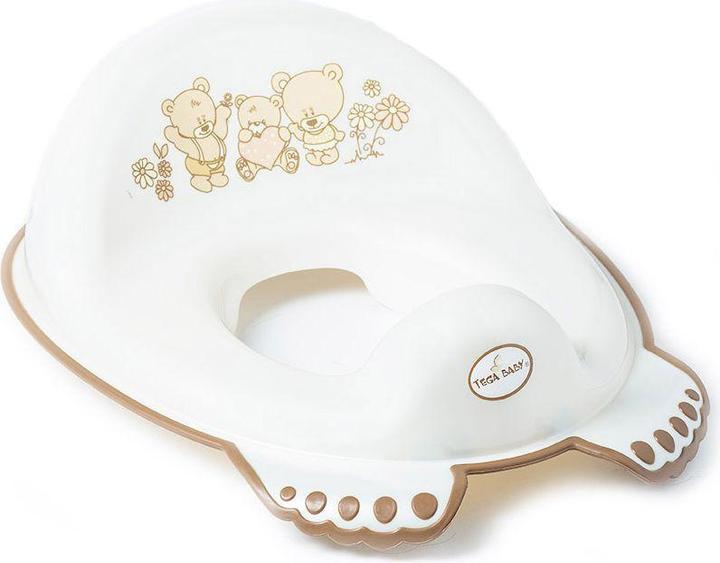 Tega Baby Non-slip toilet seat for babies, teddy bear - pearl (MS-016-118)