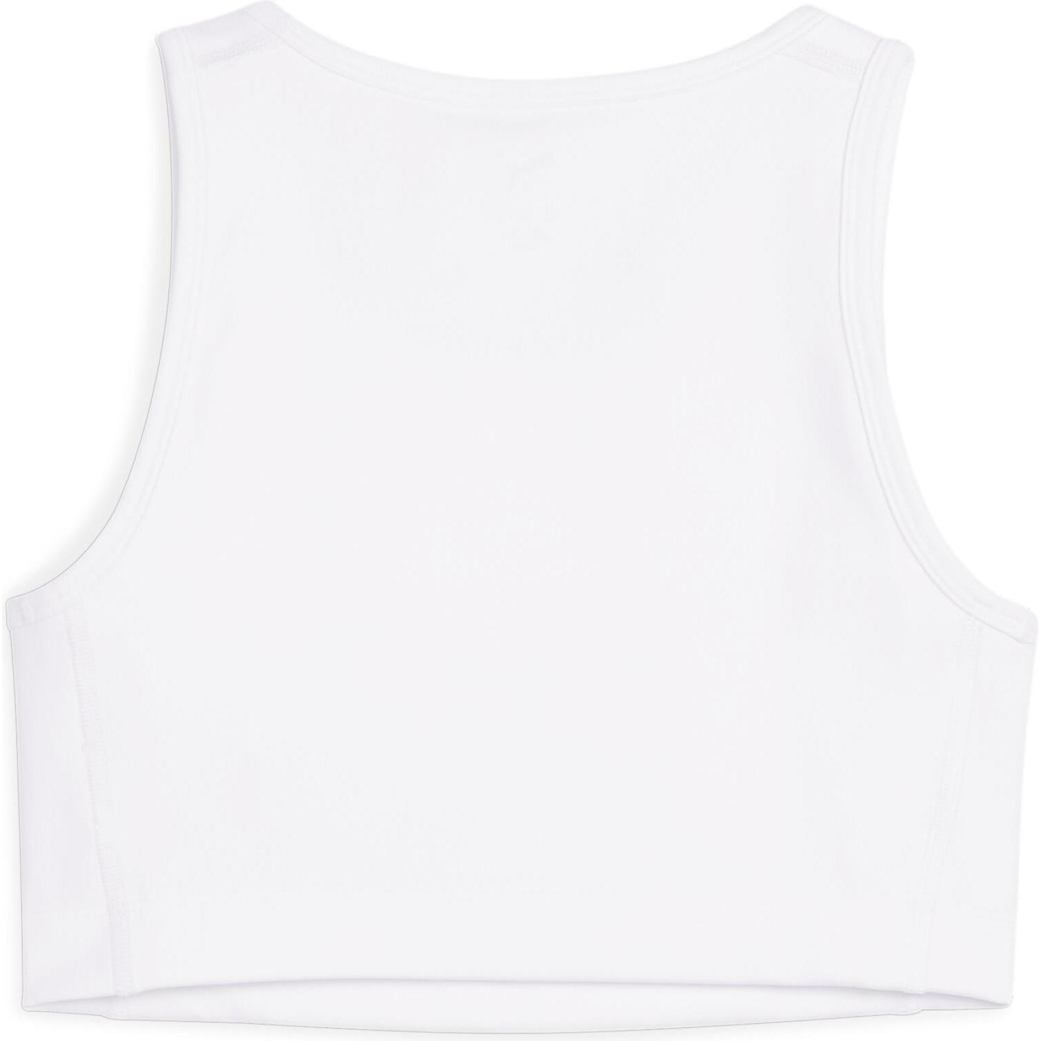 Puma, Herren, Sportshirt, W Cross The Line Crop Top 3.0 (S), Weiss, S