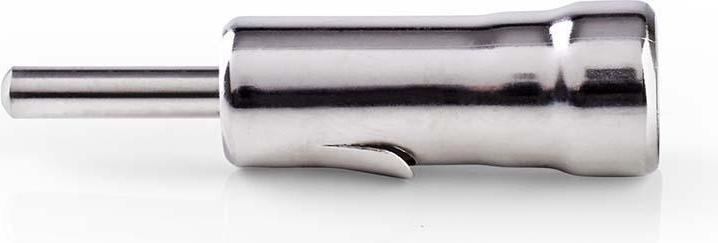 Produktbild Nedis Auto-Antennenanschluss gerade Stecker Kupfer 50 Ohm Drücken Sie auf Metall Silber 10 Stück Ums