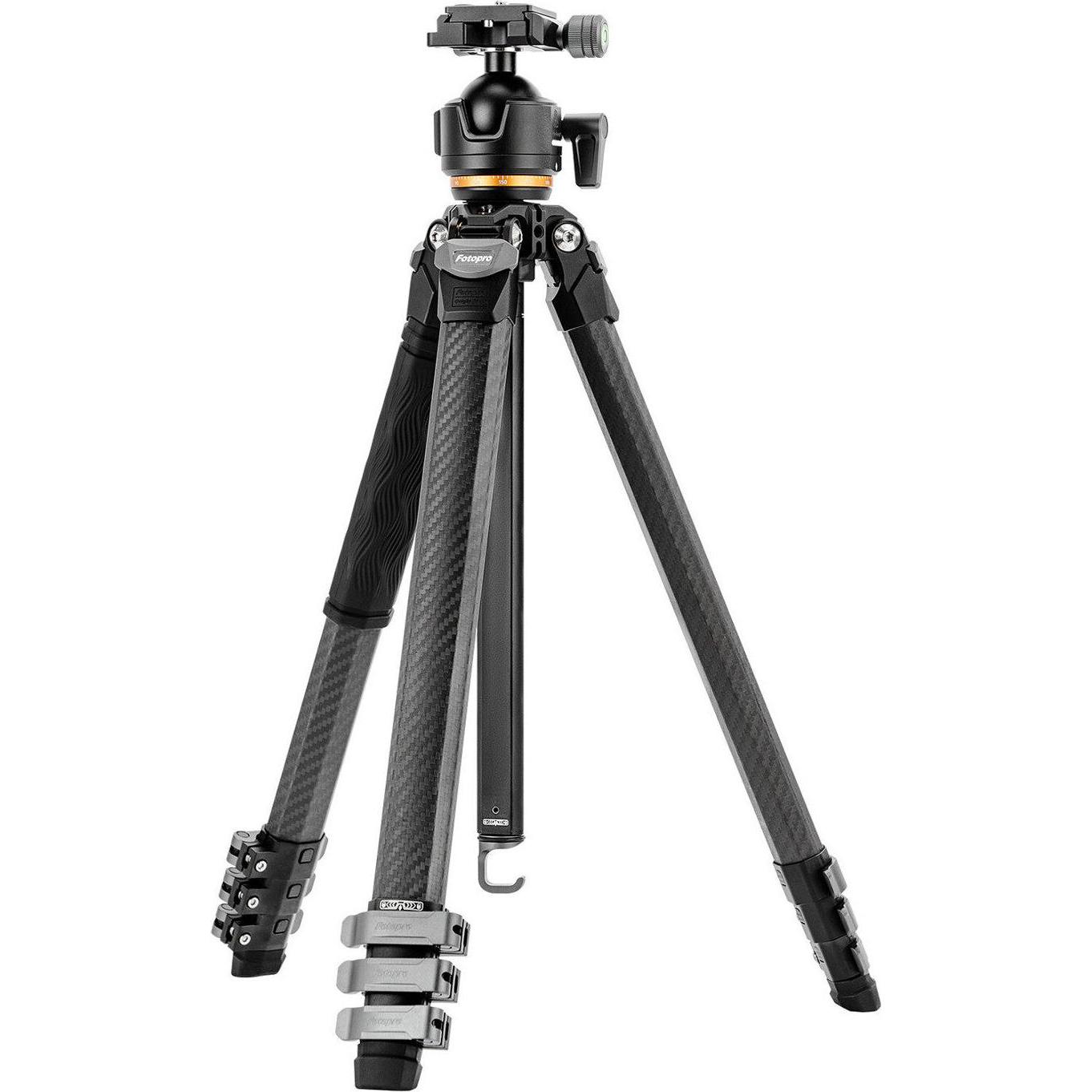 Fotopro Origin Plus + O 8H Carbon Tripod Black, Treppiede