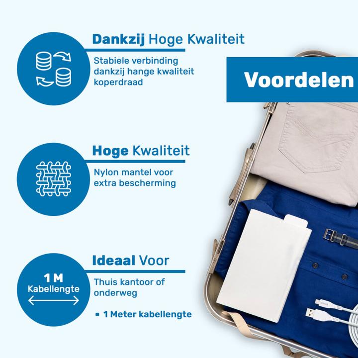 Produktbild Ishiva UFUZON-Kabel - USB A auf Lightning - 1 m (1 m)