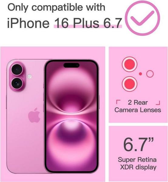 Immagine prodotto MU Classic Serie di custodie trasparenti RJT (Apple iPhone 16 Plus)