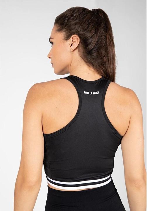 Image du produit Gorilla Wear Mesa Zip Front Crop Top Noir (XS)