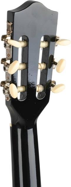 Actual product image Salvador Cortez SUPRIMO CGS1 BK - Gitara klasyczna 4/4 czarna do nauki (ABS, Lime wood, Nylon, Okoume, Plastic)