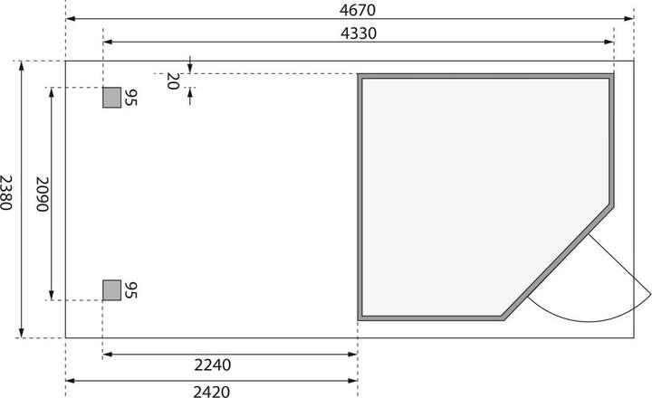 Actual product image Karibu Schwandorf 3