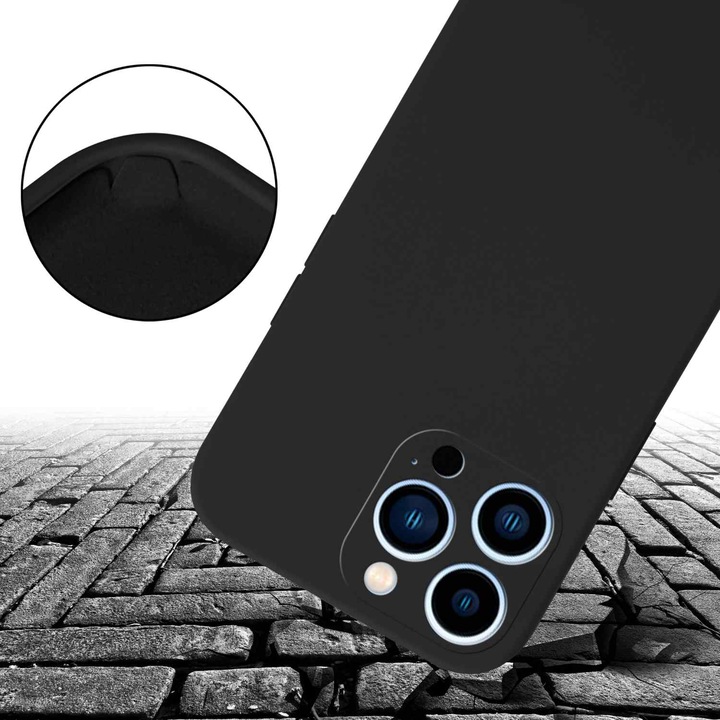 Actual product image Cadorabo Necklace Case Liquid TPU Handy Kette Liquid (Apple iPhone 13 Pro Max)