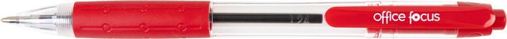 Office focus Kugelschreiber Focus 1 mm Mine, Rot, 12 (Rot, 12x)