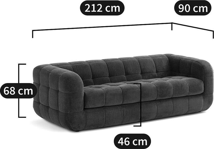 Produktbild La Redoute Interieurs Pieta (3-Sitzer)