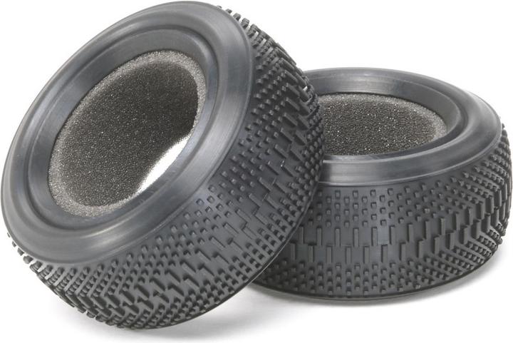 Actual product image Tamiya Tyres Dual-Block DB-01 front 62/25 Kit 2 pieces