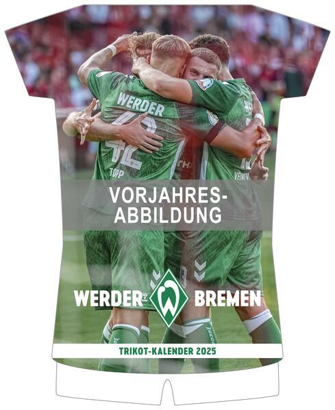 Neumann N - Werder Bremen 2026 – Trikotkalender 34x42 cm mit 12 Monatsblättern, 2-sprachigem (34x42 cm)