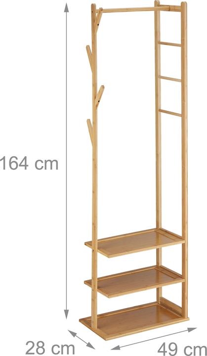 Actual product image Relaxdays Coat rack