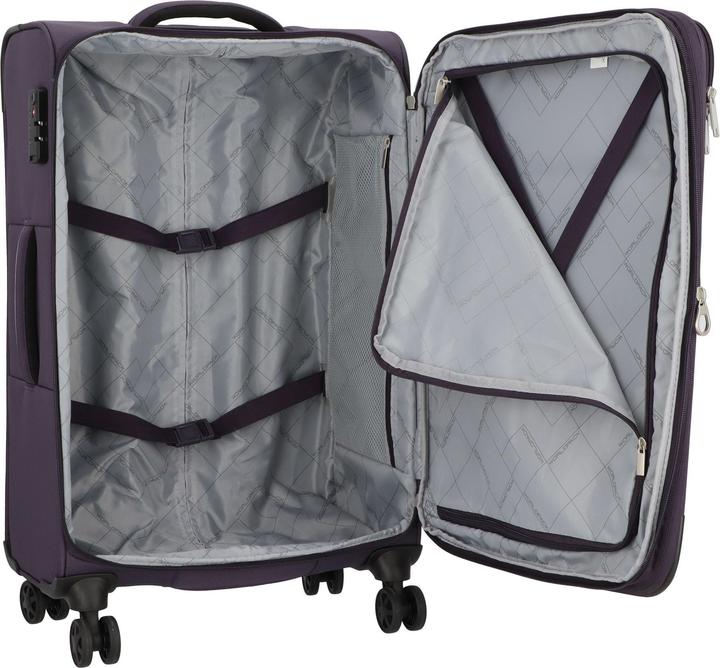 Immagine prodotto Worldpack Set di valigie Victoria a 4 ruote, 3 pezzi, con piega elasticizzata (175 l)