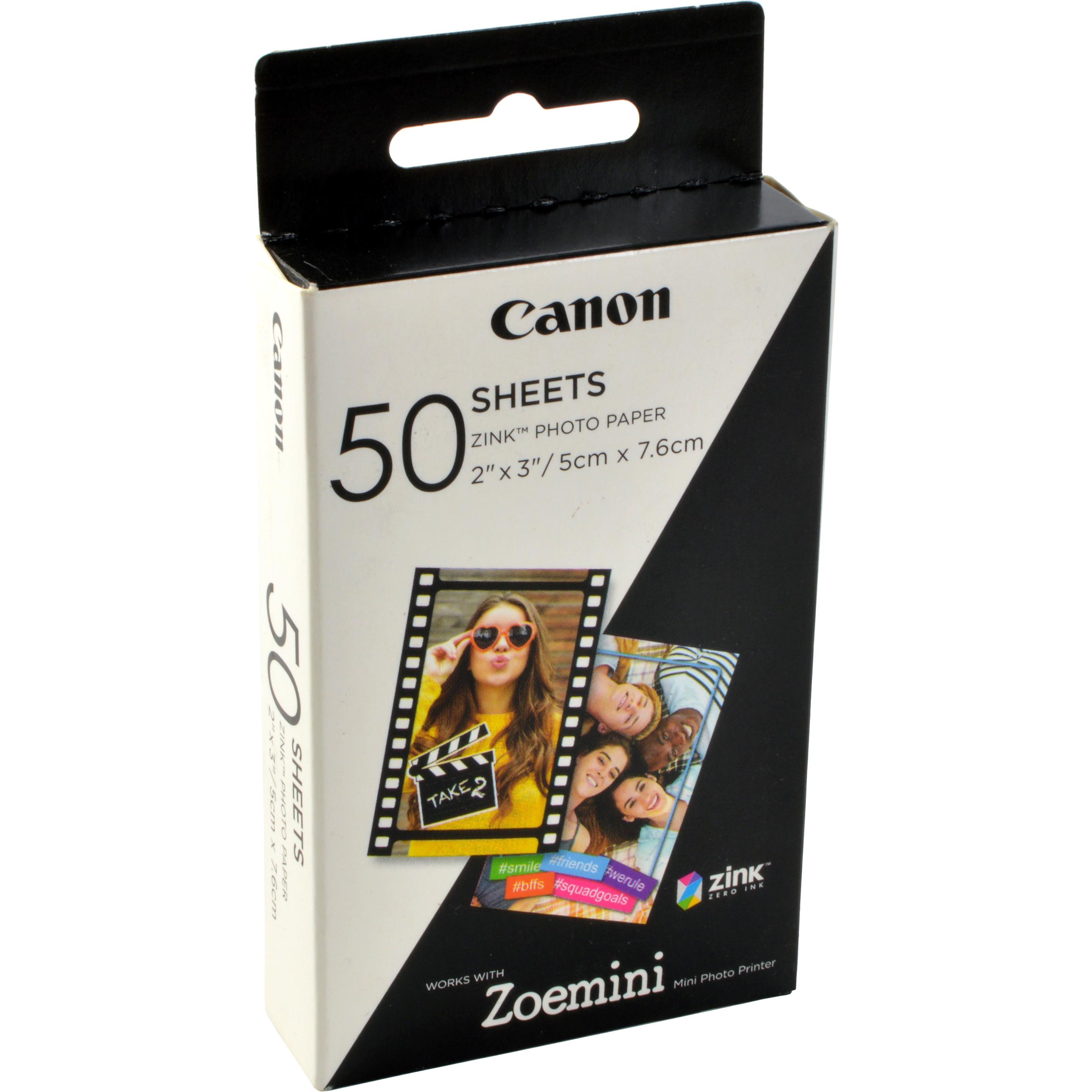 Canon Zink ZP-2030 (Foto (5x7.6cm), 50 x), Fotopapier, Weiss