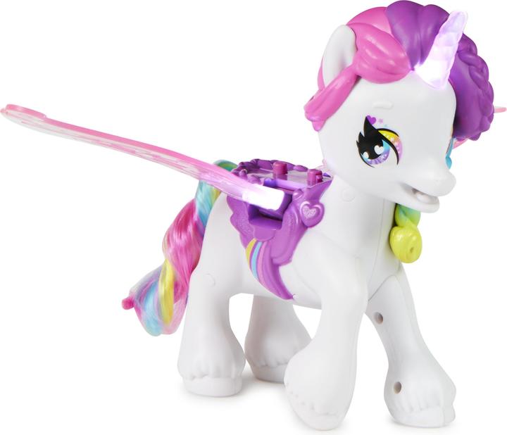 Actual product image Hatchimals Interactive unicorn with moving wings and over 60 light and sound effects