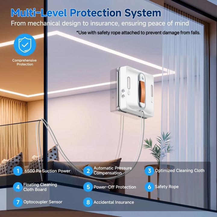 Produktbild Lubluelu Vacuum cleaner CHYW201 Smart Window Cleaning Robot