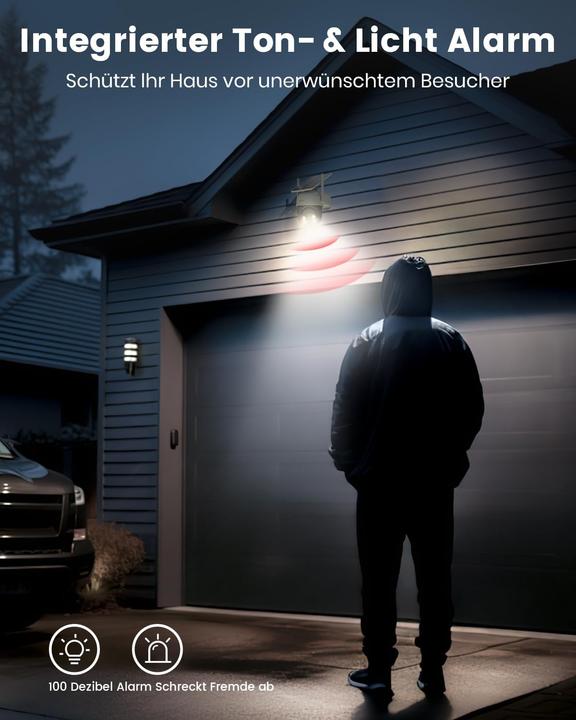 Image du produit Aosu 2K Solarbetriebene PTZ-Überwachungskamera