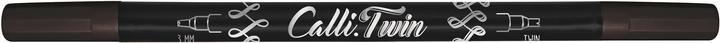 Actual product image Online Callibrush Pen TWIN 3mm 18600/6 Black (Black, 1 x)