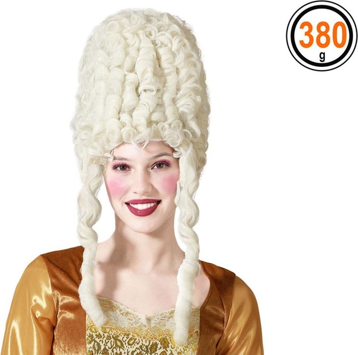 Produktbild Atosa Barock Perücke Weiss
