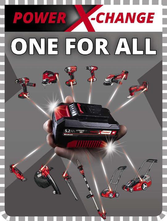 Actual product image Einhell TE-CI 18/1 Li (Rechargeable battery operated)