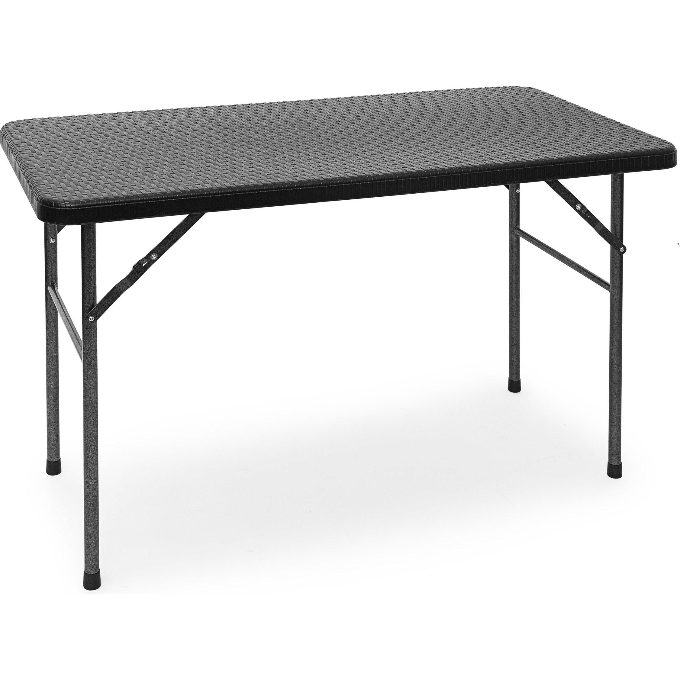 Relaxdays, Gartentisch + Balkontisch, Gartentisch (121.50 cm)