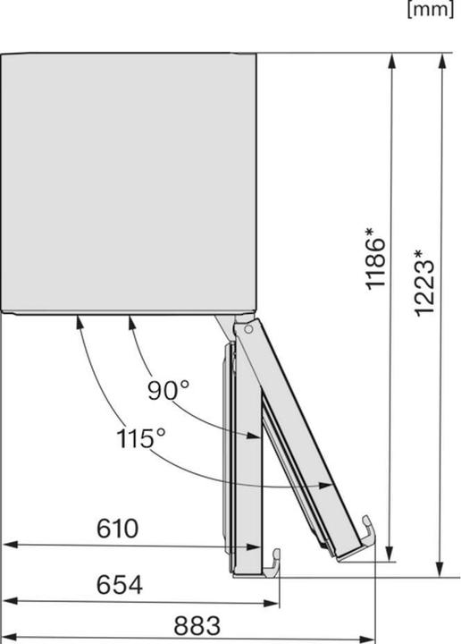 Produktbild Miele Kühl- / Gefrierkombination KFN 4795 AD Edelstahl CleanSteel (371 l)