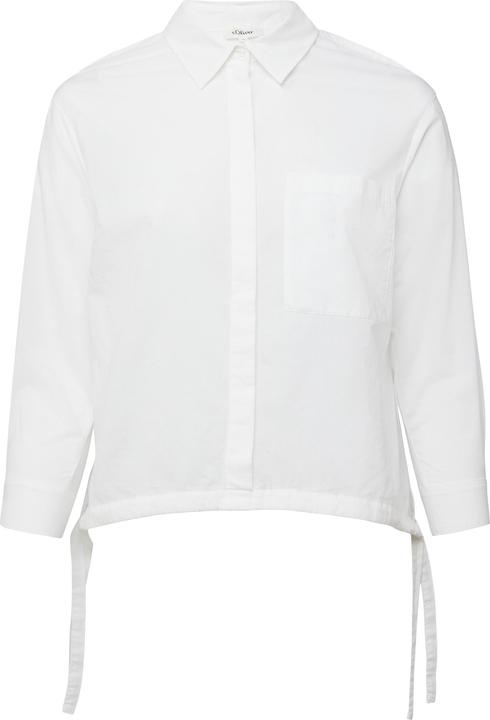 Immagine prodotto s.Oliver Bluse Leichte Hemdbluse aus Baumwollvoile mit Schleifendetail (52)