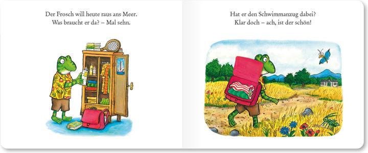 Actual product image The frog is looking forward to the sea (German)