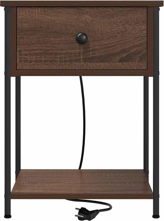 Actual product image vidaXL Modern bedside table (41 x 41 x 56 cm)