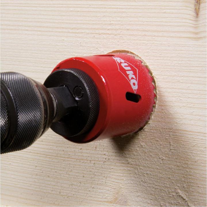 Actual product image Ruko HSS Bi-Metal Hole Saws red.Ø 32.0 mm / 38.0 mm (32 mm)