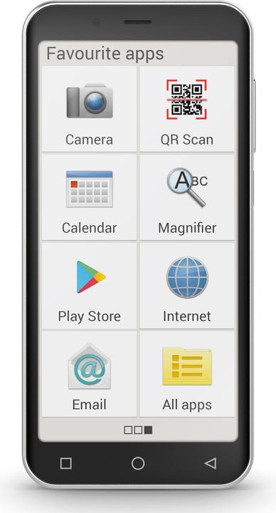 Productafbeelding Emporia Smart 5 mini (64 GB, Black, 4.95", Enkele SIM, 4G)