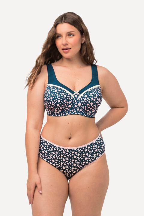 Produktbild Ulla Popken Midislips, 4er-Pack, Punkte/Farben (60)