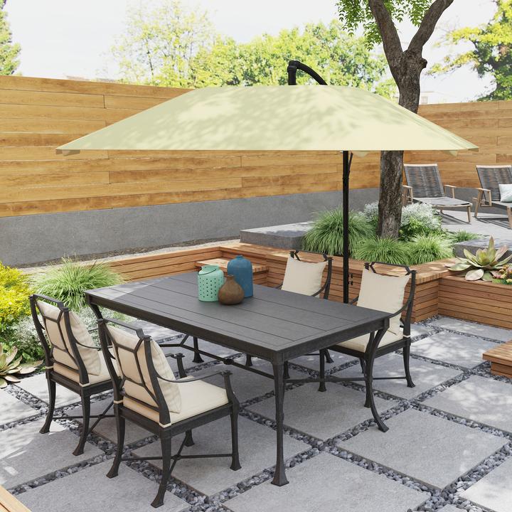 Image du produit Outsunny Ampelschirm Metall, Polyester Beige (2.60 m)