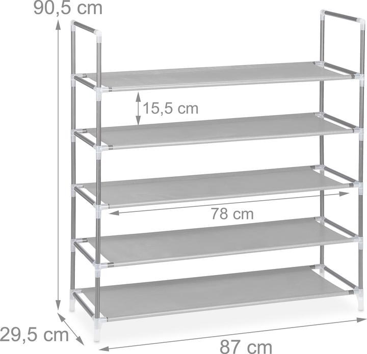 Immagine prodotto Relaxdays Baylee (87 x 29,5 x 90,5 cm)
