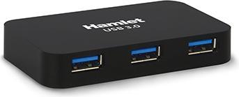 Immagine prodotto Hamlet Hub usb 3.0 a 4 porte 5 Gbps (USB-A, 4 porte)