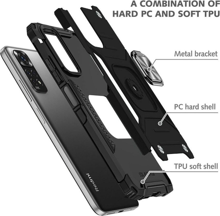 Produktbild OEM Other NITRO case for XIAOMI Redmi 14C black (Xiaomi Redmi 14C)