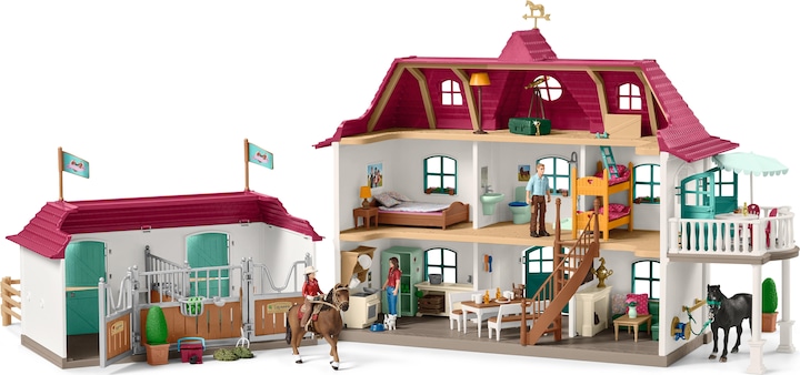 Schleich Grosser Pferdehof mit Wohnhaus und Stall