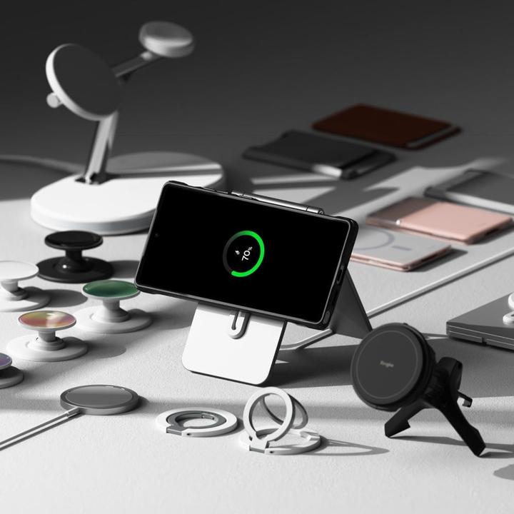 Produktbild Ringke Fusion X MagSafe Case for Samsung Galaxy S25 Ultra - Black (Samsung Galaxy S25 Ultra)