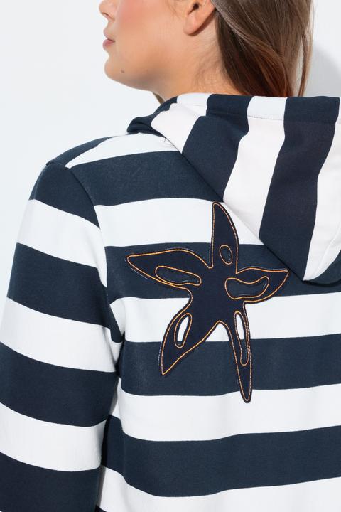 Produktbild Laurasøn Sweatshirt mit Ringel, Kapuze,OEKOTEX (54)