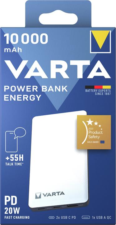 Image du produit Varta Energy (10000 mAh, 15 W, 37 Wh)