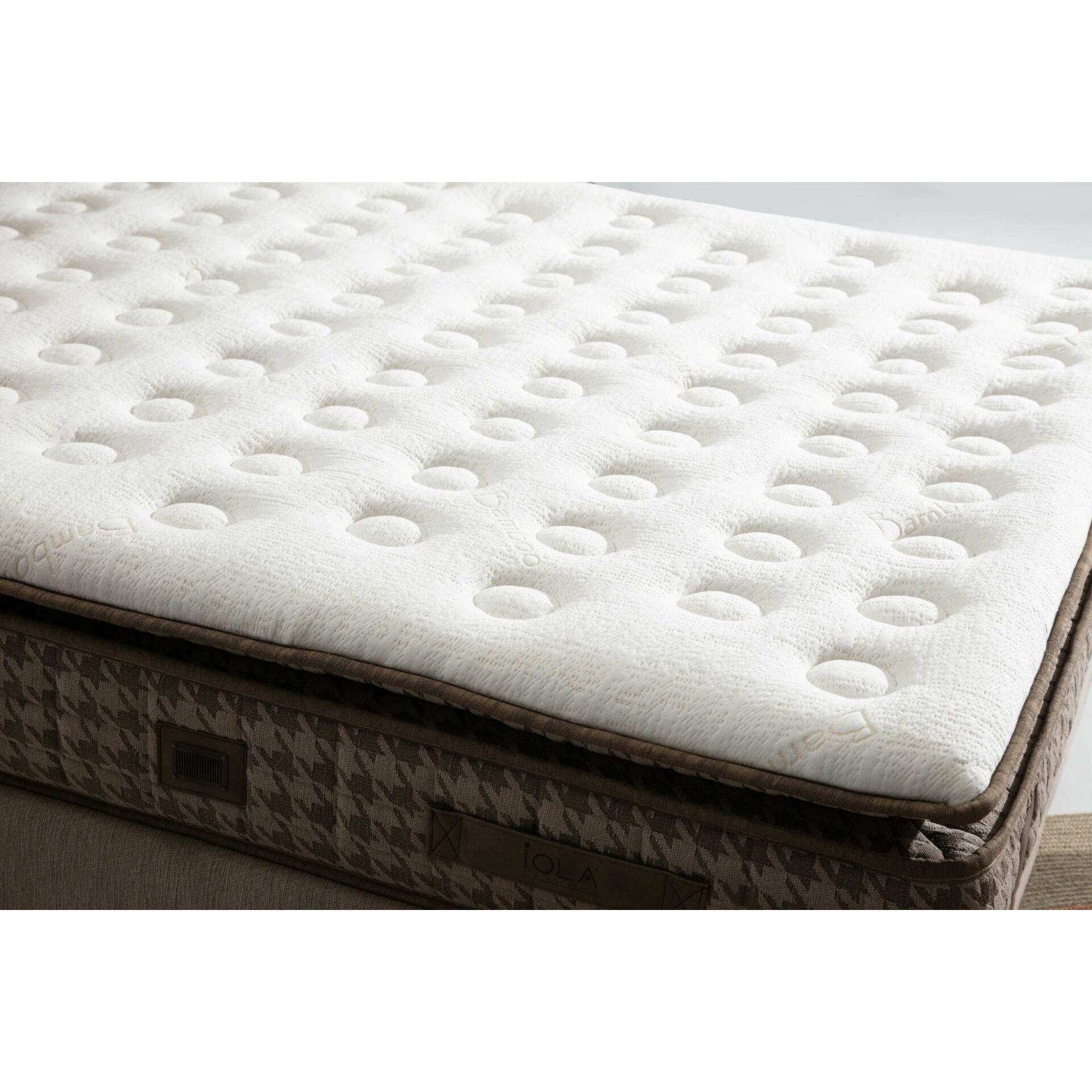 Thumbnail - Kalune Design, Matratze, Naturel Brown Bamboo Mattress (160 x 200 cm, Federkern)