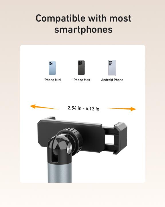 Produktbild Telesin Moblie Live Streaming Stand (Phone Clip) SE (Metall)